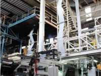Verkauf und Verlagerung einer Macchi 3-Schicht-Blasfolienextrudieranlage