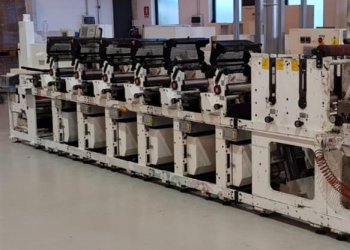 OMET FLEXI FX255 narrow web flexo printing machine // Flexo label press //  Printing machines // Used Flexo Press // Tecno Converting 2000 S.r.l.