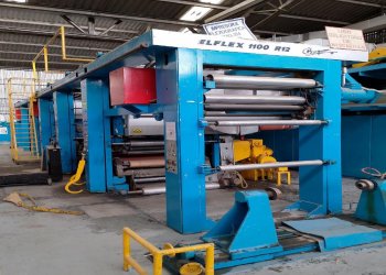TECMO Elflex 1100 R12 Kaschierung und laminirung Maschine SOLVENT / WATER BASED