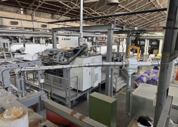 BOBST ROTOEXTRUDER 400F 1300/400 linea di accoppiamento per estrusione