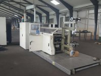 CURIONI Handle making machine Maquina para bolsas de papel fondo cuadrado SOS