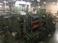 DUSENBERY Model 825 slitter rewinder