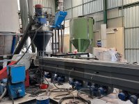 TECNOVA E130 Kunststoffe recycling  Anlage