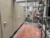 KUHNE KF70E-45E-4/900 plastic sheet extrusion machine