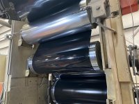 KUHNE KF70E-45E-4/900 plastic sheet extrusion machine