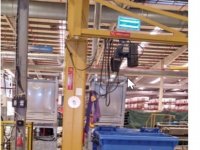 Crane for reels 