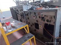 NEW LONG 148T+504TH Maquina para bolsas de papel fondo cuadrado SOS