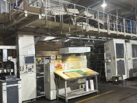 SCHIAVI EF4020 flexo press 8 colors